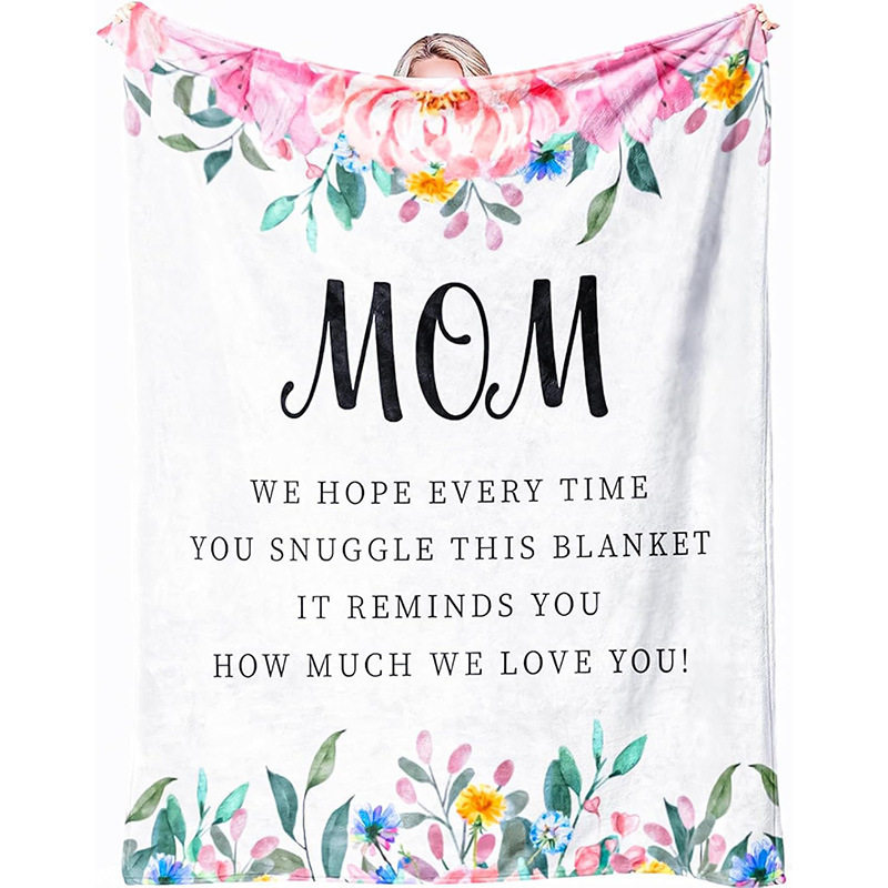 Jit Cross-Border Birthday Gift Blanket for Grandma, Grandma and Mom, Flannel Soft and Comfortable Home Blanket