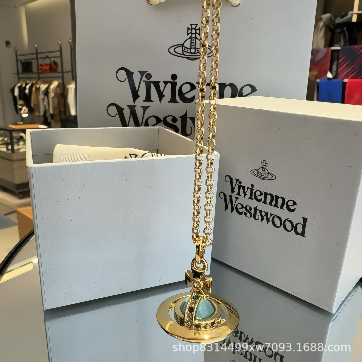 ゴールドミディアムミントグリーン