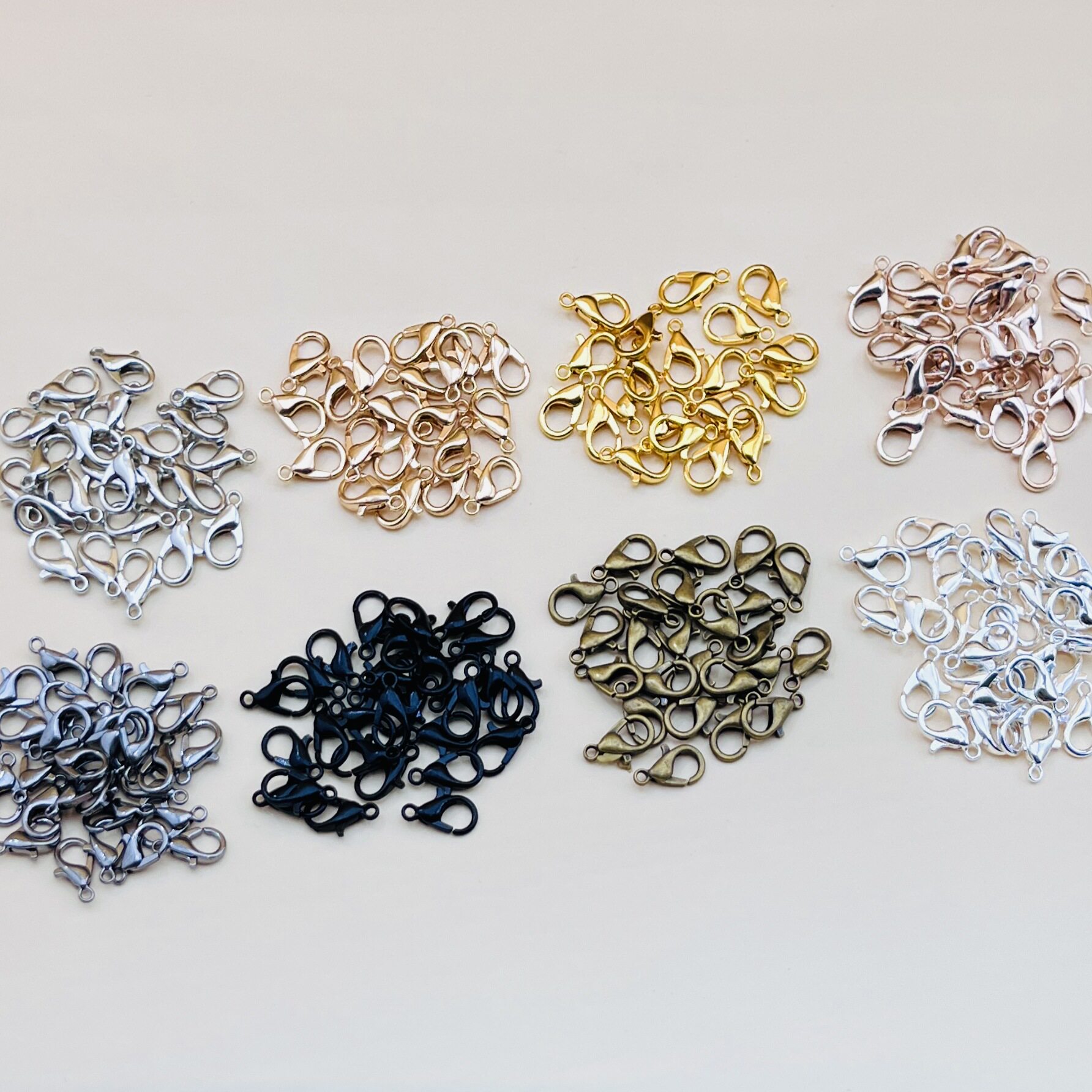 Electroplated Alloy Lobster Clasp Dog Clasp Necklace Clasp Keychain Connector Bracelet Handmade DIY Jewelry Accessories