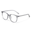 Korean style retro black frame anti-blue light flat mirror can be equipped with 2025 new plain face myopia mirror frame