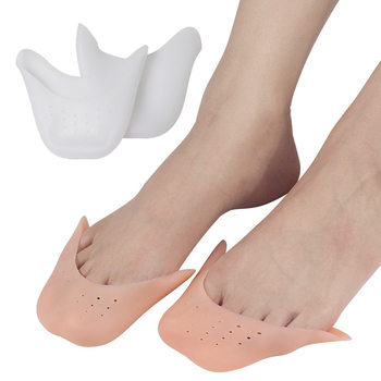 Toe Shoe Cover Silicone Foot Cover Forestock Pad Toe Protective Cover Thickened Anti-Pain Anti-Wear Insole Half-Size Pad
