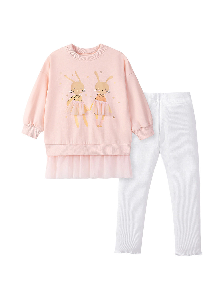 [Style] Kids' Set, New Autumn Girls' Outfit, Cartoon Cute Kids' Set