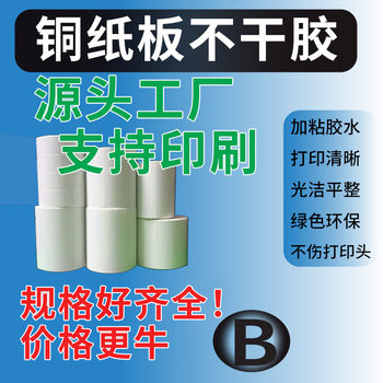 Coated Paper Self-Adhesive Blank Label Paper 100*100 Printing Amazon Outer Box Label Sku Warehouse Label