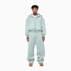 2025 New Customer Design 3D Digital Printing European and American Zipper Hooded Sweatshirt Sports Suit with Tag