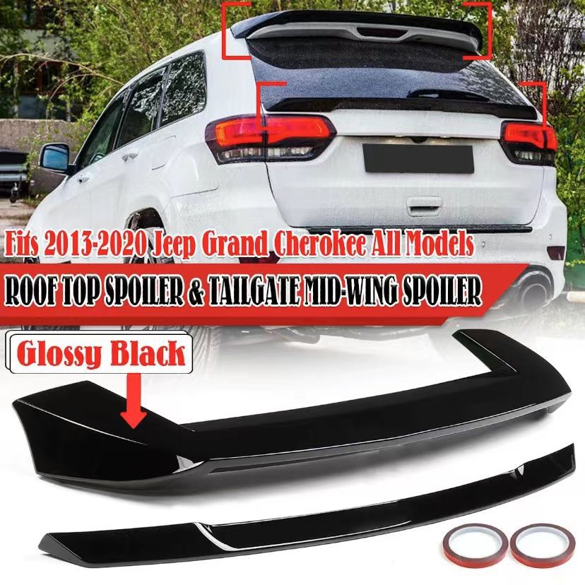 เหมาะสำหรับ 14-20 Jeep Grand Cherokee MID-Wing TOP Wing ตกแต...