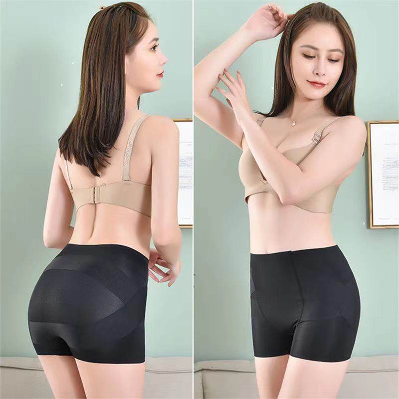 Kaka Barbie Pants Graphene Safety Pants Women's Anti-Light Hip Ice Silk Boxers Seamless 3030 High Quality Edition