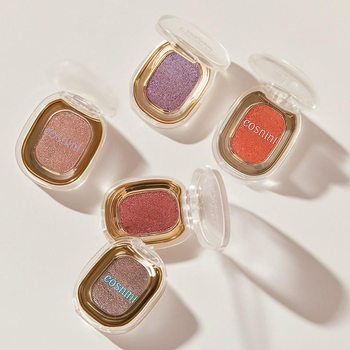 Cosnini Pearlescent Glitter Brightens High-Gloss Super Flash Eye Shadow Explosive Shiny Single Color Eye Shadow Metallic Makeup