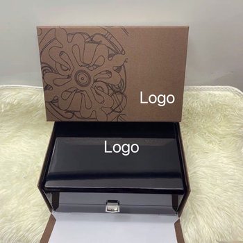 Pp Wooden Watch Box Baidafeili Watch Box Packaging Box Storage Box with Instructions Handbag Full Set