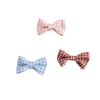 Korean style plaid bow accessories DIY hair rope hair card material clothing accessories small fresh sweet bow tie wholesale