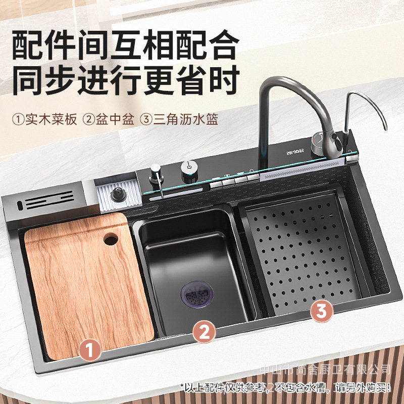 Stainless Steel Sink Drain Basket Basin Drain Rack Kitchen Sink Sink Large Single Sink Drain Bowl and Dish Rack