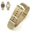 Khaki steel buckle