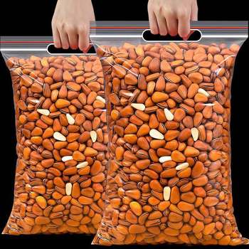 New northeast pine nuts 500g non-special extra large particles hand-peeled open red pine nuts original bulk dried nuts