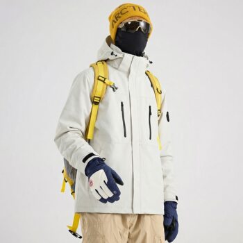 Goose Down Liner Men's and Women's Waterproof Jacket Comfortable Warm Wear-resistant Outdoor Mountaineering Three-proof Three-in-one Jacket