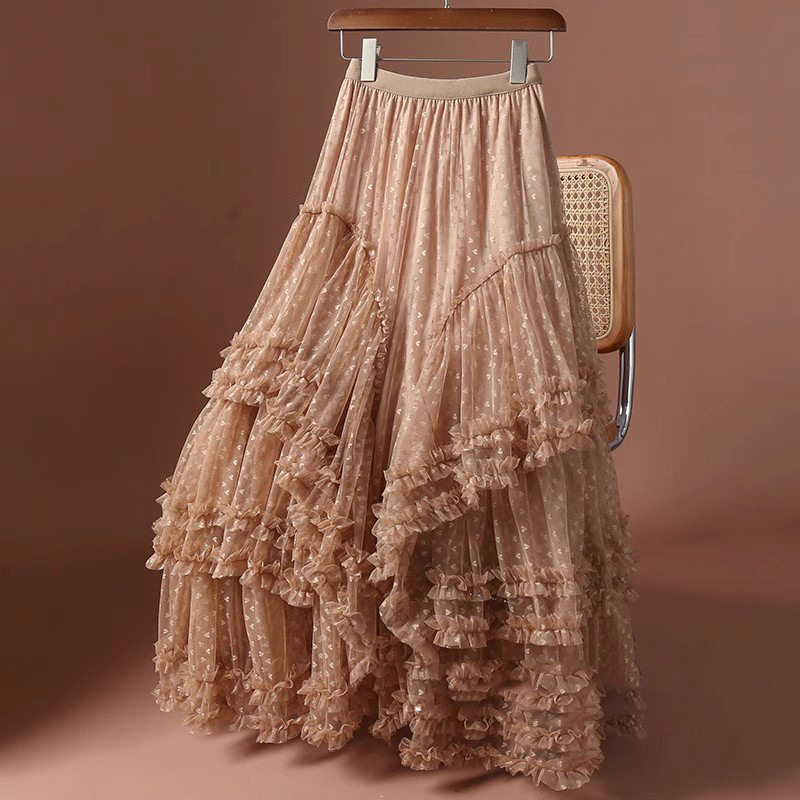 Mesh High-Waisted Skirt — Image 21