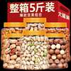 Nut dried fruit annual goods combination pistachio snack gift bag 500g whole box wholesale mixed New Year gift box