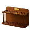 Wooden Desktop Large Storage Brush Brush Shelf Storage Rack Art Supplies Storage Rack Makeup Brush Storage Rack