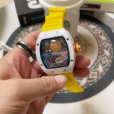 2026 внешнеторговые мужские часы Richard Smiley face watch модный тренд стиль кварцевых часов производитель оптовая продажа one piece от имени