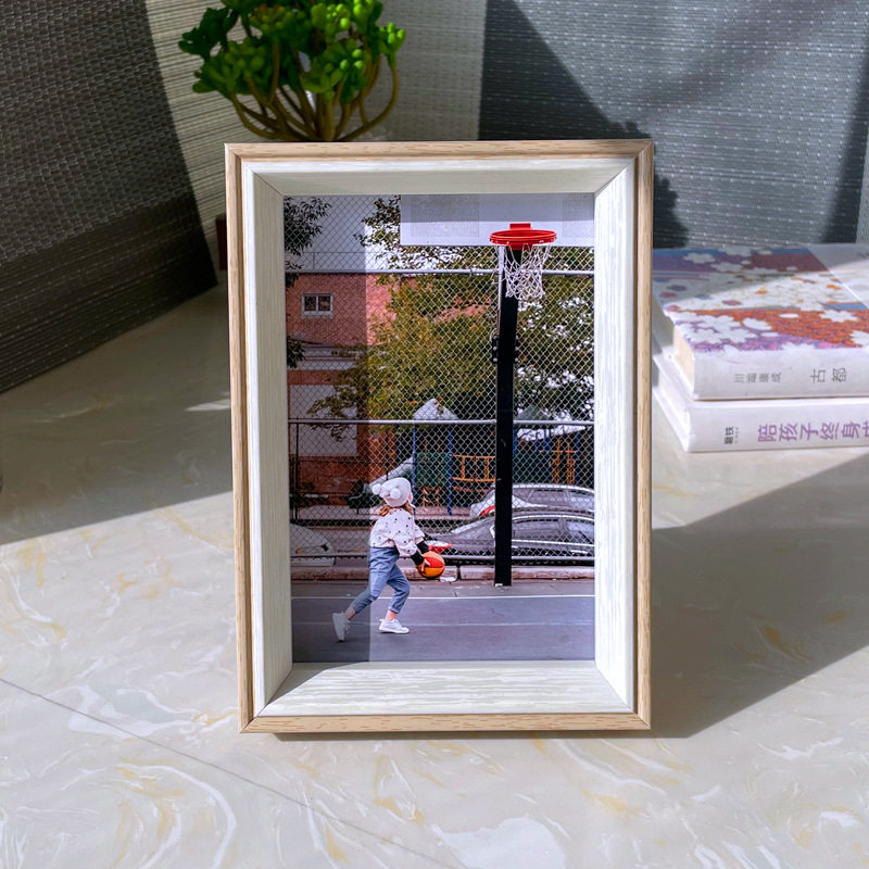 New simple creative photo frame table 5 6 7 8 10 12 inch A4 Studio gift wholesale picture frame LOGO
