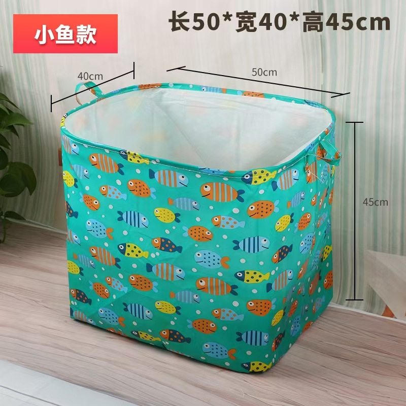Home Miscellaneous Storage Basket Storage Box Storage Bag Storage Basket Large Capacity Drawstring Clothing Storage Bin Storage Artifact