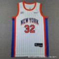 25 knicks 32 city edition white