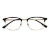 8601 Eyebrow Frame 50 Frame Wooden Glasses Frame Duqiao Myopia Glasses Frame Metal Frame Small Face Oval Frame