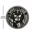 V01289-5 knight (deus vuit black and white)