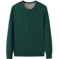 Dark green 902 model 100% cotton three-dimensional steel pressing process design