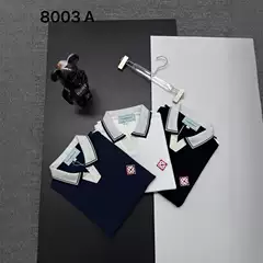 Original European and American Trendy Brand Short-Sleeve Summer New Men's Printed T-Shirt, Fashionable Unisex Versatile Open-Collar Tee