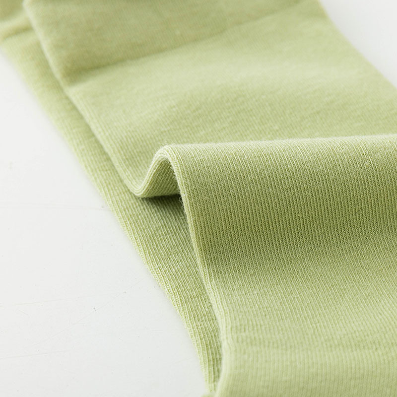 月子袜女ins潮中筒袜秋冬季百搭日系堆堆袜纯白色无骨袜女生长袜