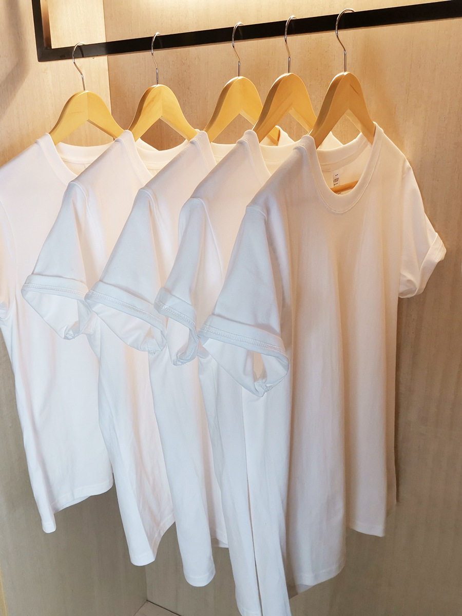 2023 heavy 280g combed double yarn precision Siro spinning T-shirt popular round neck pure cotton solid color short sleeve men's leisure