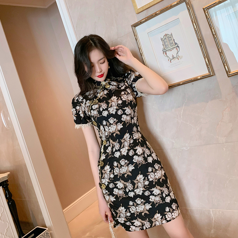 (Mới) Mã A2007 Giá 1050K: Váy Đầm Liền Thân Nữ Chtdng Tay Phồng Phục Cổ Cổ Điển Họa Tiết Hoa Thời Trang Nữ Chất Liệu Vải Voan G03 Sản Phẩm Mới, (Miễn Phí Vận Chuyển Toàn Quốc).