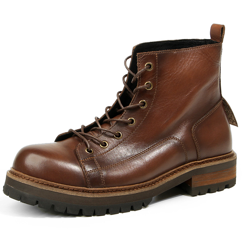(Mới) Mã A2941 Giá 2450K: Giày Boot Martin Nam Wotdlo Phục Cổ Cổ Điển Đế Cao Giày Dép Nam Chất Liệu G05 Sản Phẩm Mới, (Miễn Phí Vận Chuyển Toàn Quốc).