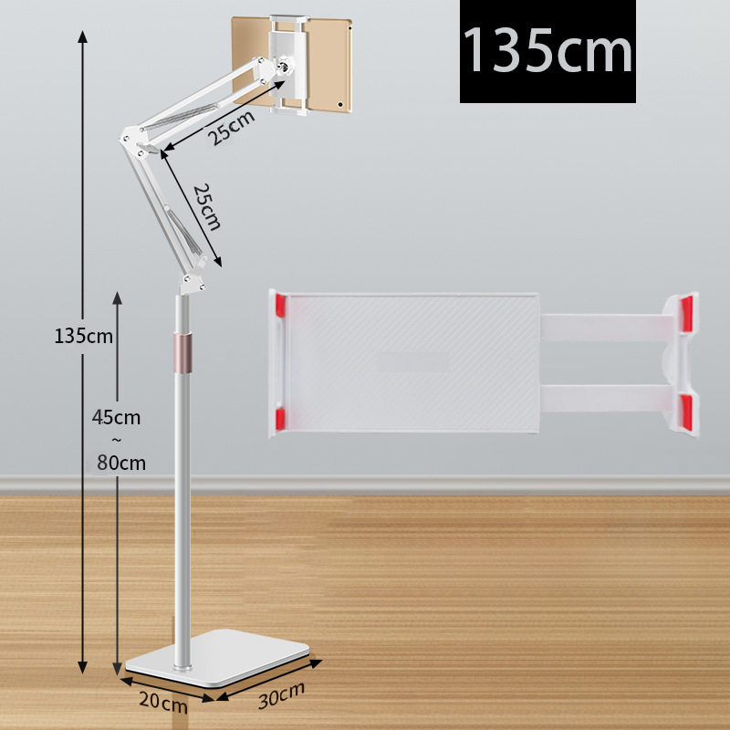 伸縮モデル - カンチレバー - 高さ 135 - ホワイト - 11inch 携帯電話タブレット ホルダー