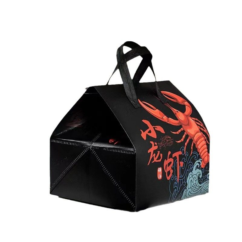 Crayfish Insulation Bag Hot Pot Takeaway Seafood Sea Cucumber Thickened Tote Bag Wholesale Environmentally Friendly Fresh Ice Bag