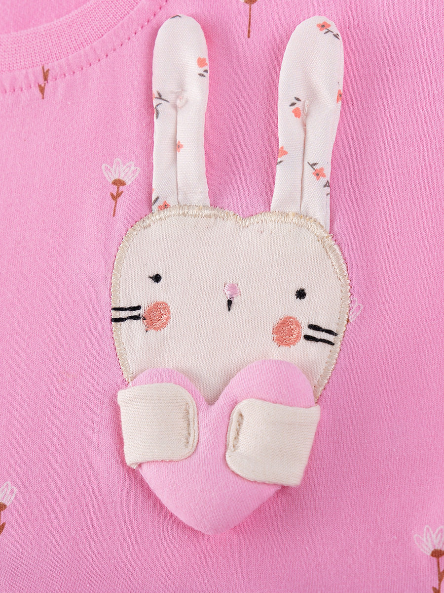 [Style] Girls' Dress, Cute Rabbit Kids' Skirt, Summer Kids' Dress