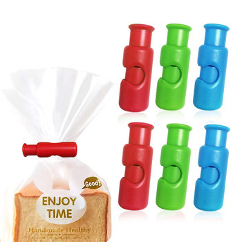 New Plastic Sealing Clip Sealing Clip Food Bag Moisture-Proof Clip Sealing Tool Household Push-Type Snack Bag Clip