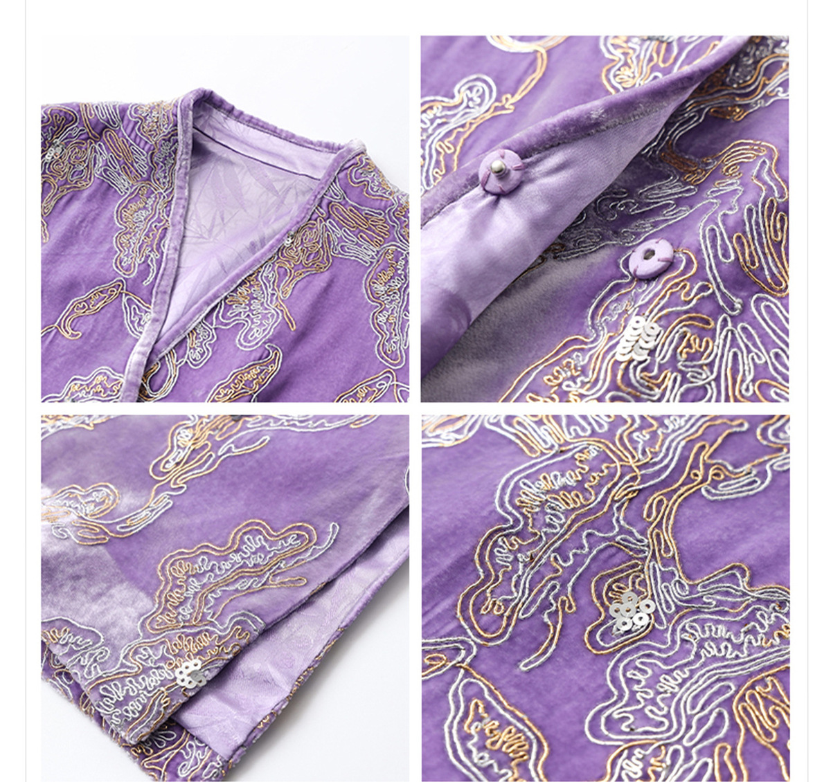 Set áo vest gile và sơ mi nữ cổ đứng thêu hoa kèm quần dài — quần dài, áo ghi lê, áo sơ mi