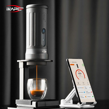 ✞ Ikape Kapo Portable Coffee Machine Kapo K2 Small Home Outdoor Office Italian Capsule Coffee