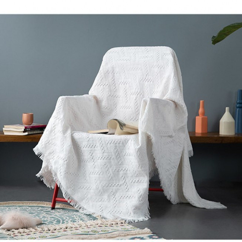 Sofa Towel Cover American Pastoral Full Cover Universal French Sofa Cushion Cover Blanket Cotton Pure Four-Season Universal