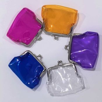 New 3inch Transparent Coin Purse, Coin Key Bag, Small Item Storage Bag, Gift Bag