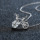 Douyin, хит продаж, муассанитовое велосипедное ожерелье, женская мода, универсальная простая темпераментная цепочка для ключиц, прямая поставка с фабрики mini 2