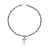 European and American Retro Cross Necklace for Men, Street Hip-Hop Trendy Brand Cross Pendant Necklace, Handmade Chain, Couple Accessories