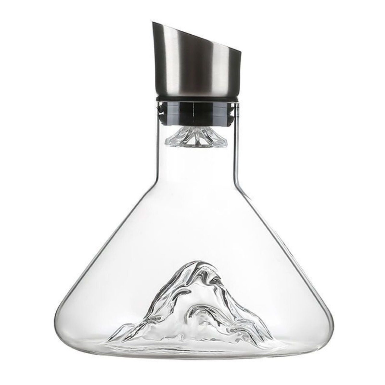 Iceberg Waterfall Decanter Fast Household suit Thickened High-Grade Crystal Glass Grape Pour Wine Storage and Wine Storage Pot