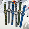Foreign Trade Cross-Border Watch Supply New Military Green Watch Quartz Watch Pointer Type Simple Children's Student Watch