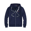 Iron zipper white rope royal blue red label