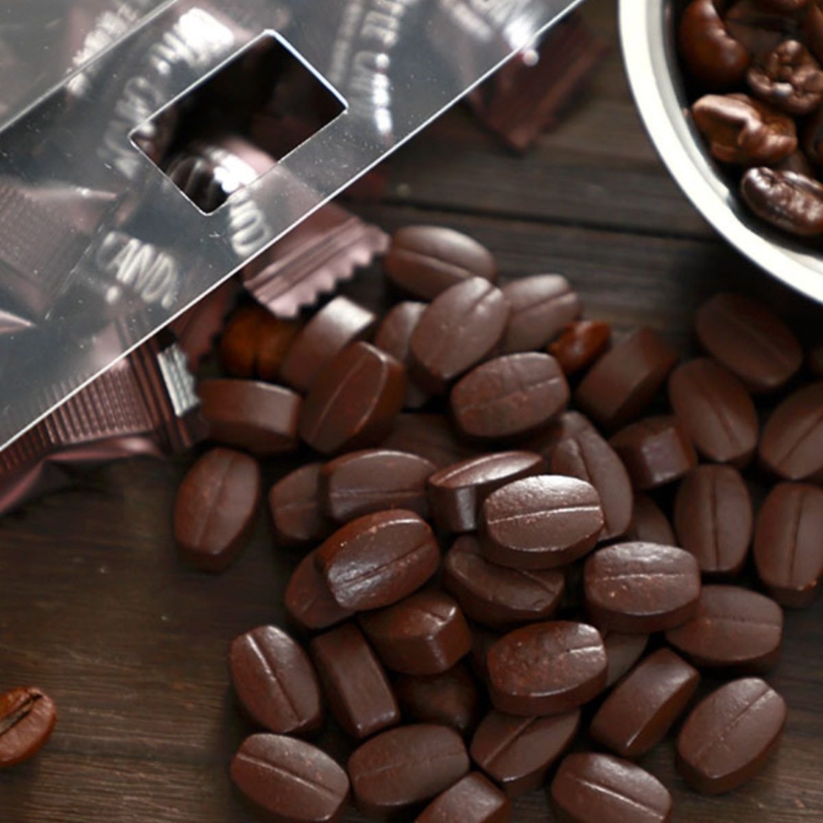 Xun Cui Ji Coffee Candy for Drowsiness and Refreshing Candy, Sucrose-Free Coffee Candy, Coffee Bean Candy, Ready-To-Eat Black Coffee Candy