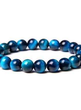 跨境8mm石手链圆形串珠手链天然水晶珠子玛瑙弹力串珠手链