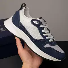 European Station B25 Foreign Trade Cross-border Men's Shoes Women's Shoes Sports Casual Running Shoes Printed Letter Low-top CD Shoes Fashion