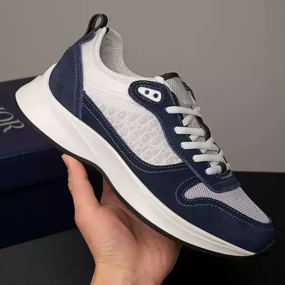 European Station B25 Foreign Trade Cross-border Men's Shoes Women's Shoes Sports Casual Running Shoes Printed Letter Low-top CD Shoes Fashion