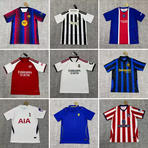 2627 Season Thai Version Club Football Jerseys Real Madrid, Barcelona, Paris, Arsenal, Juventus, Inter Milan, Tottenham Football Jerseys